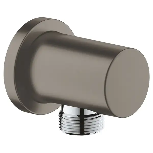 Подключение для душевого шланга Grohe (цвет - тёмный графит, матовый) (27057AL0) фото 1 Aquada.com.ua