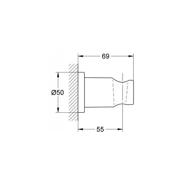 Тримач ручного душу Grohe Rainshower (27074AL0) Тримач ручного душу Grohe Rainshower (27074AL0)