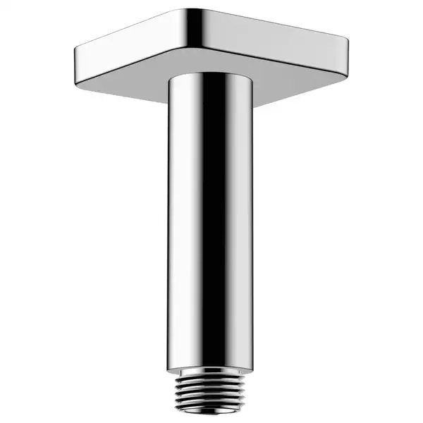 Держатель для верхнего душа h100 мм Hansgrohe Vernis Shape (цвет - хром) (26406000) фото 1 Aquada.com.ua