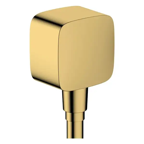 Шланговое під'єднання Hansgrohe FixFit E зі зворотним клапаном, Polished Gold Optic (26457990) Шланговое під'єднання Hansgrohe FixFit E зі зворотним клапаном, Polished Gold Optic (26457990)