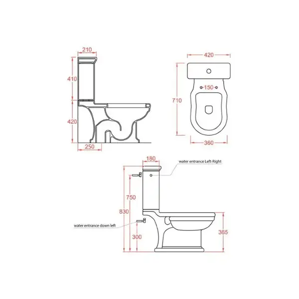 Бачок для унітазу Artceram Hermitage (HEC001 01; 00) Бачок для унітазу Artceram Hermitage (HEC001 01; 00)