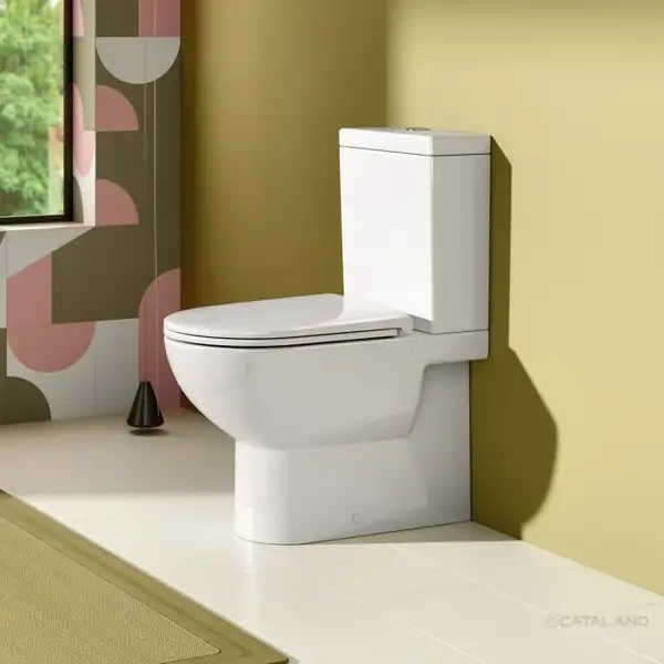 Унитаз-компакт с бачком 35 х 15 х h46 см Catalano Sfera и сиденьем Soft Close Plus (ободковый) 1MPSFN00+1CMSZ00+5SCSTP000