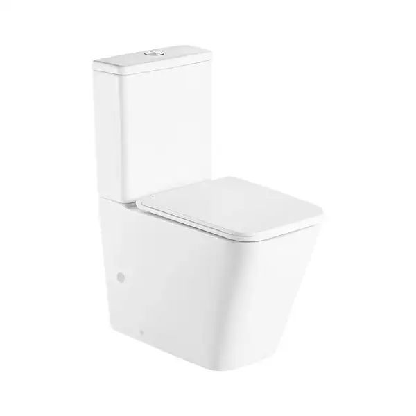 Чаша унітазу-компакту Mixxus Premium Quadro-0401-T1 Bowl 610х365х825 Tornado 1.0 без сидіння (MI834 (MI8343)