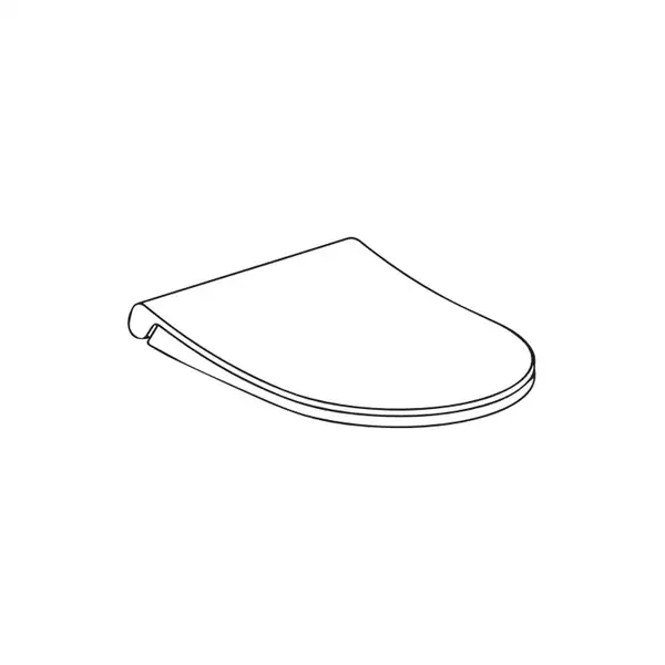 Quarter-Bath Унітаз підлоговий Quarter Bath Deep 63cm з бачком, кришкою Slim та зливним механізмом, білий (70DE06001.00.1_30SCD.03WG)