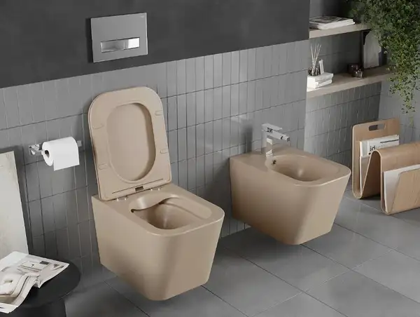 Подвесной унитаз MEXEN TEO CAPPUCCINO MATT (MEX-30854064) Подвесной унитаз MEXEN TEO CAPPUCCINO MATT (MEX-30854064)