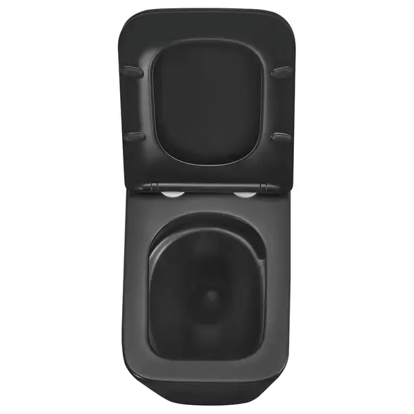 MIXXUS PREMIUM QUADRO-0301-T3 Унитаз подвесной, черный (MP6587)