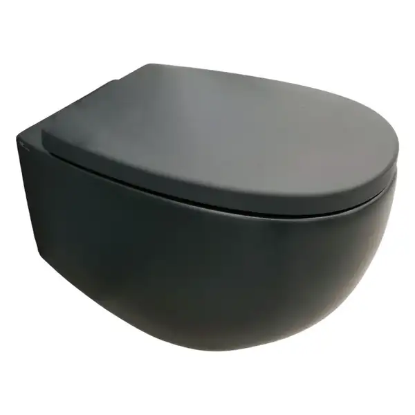 Nic Design Milk Унитаз подвесной, антрацит матовый (003482013) Nic Design Milk Унитаз подвесной, антрацит матовый (003482013)