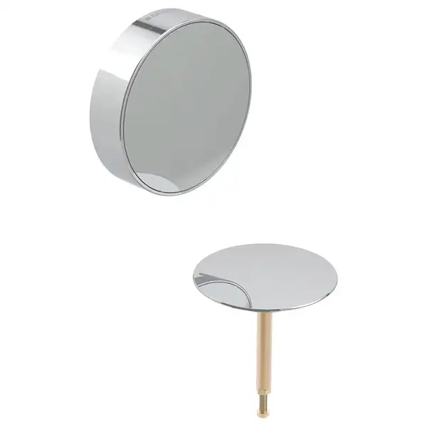 Декоративный комплект Geberit Split d52 для слив-перелива на ванну, хром 150.300.21.1 Декоративный комплект Geberit Split d52 для слив-перелива на ванну, хром 150.300.21.1