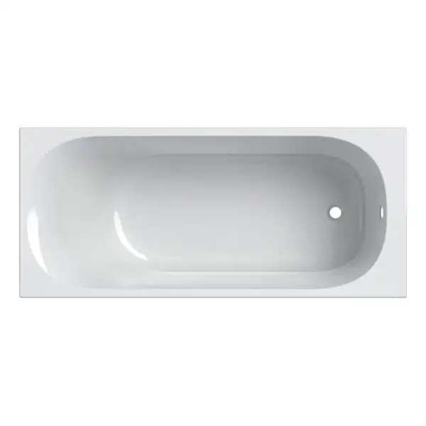 Ванна акриловая 170 х 75 х h46,5 см Geberit Soana, slim rim в комплекте с ножками 554.014.01.1