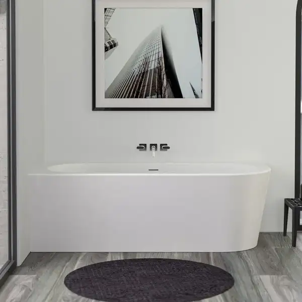 Ванна акрилова Knief Wall CR 180х80, білий глянцевий (0100077R06 / 01000910) (0100077R06_01000910)