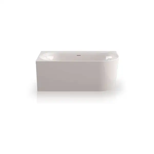 Ванна акрилова Knief Fresh Right 180x80, правий кут закруглений, щілинний перелив, білий матовий (0100232WM/010009106S) (0100232WM_010009106S)
