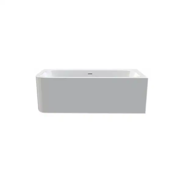 Ванна акрилова Knief Pure Left з щілинним переливом, 180x80 (0100247 / 010009106S) (0100247_010009106S)