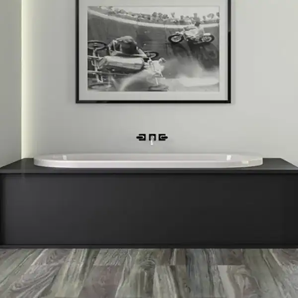 Ванна акрилова Knief Cool Fit, 180x80, круглий перелив (0400082)