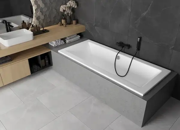 Ванна встраиваемая MEXEN CUBE WHITE 170x75 акриловая (MEX-55051707500)
