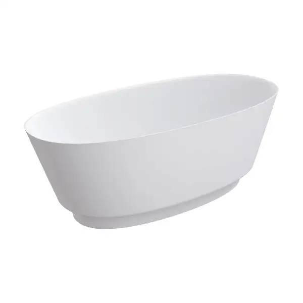 ванна кам'яна Omnires Neo 158x72 овальна white (NEO158WWBM)