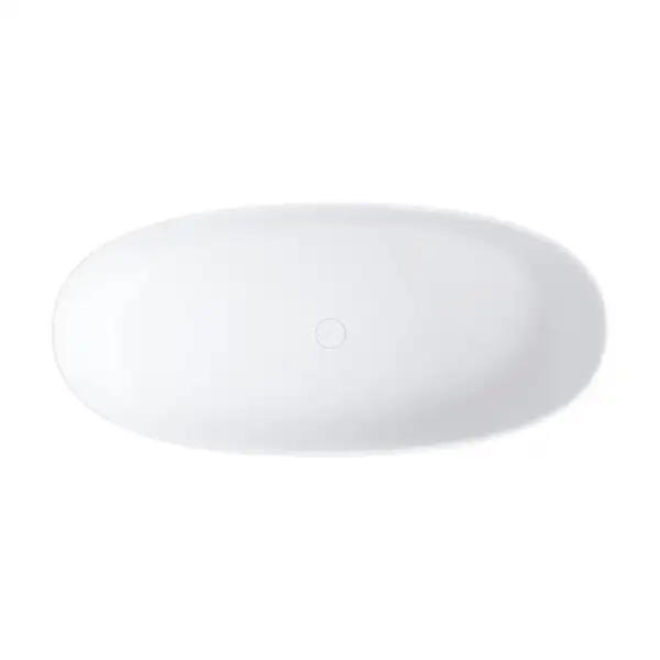 ванна кам'яна Omnires Neo 158x72 овальна white (NEO158WWBM)