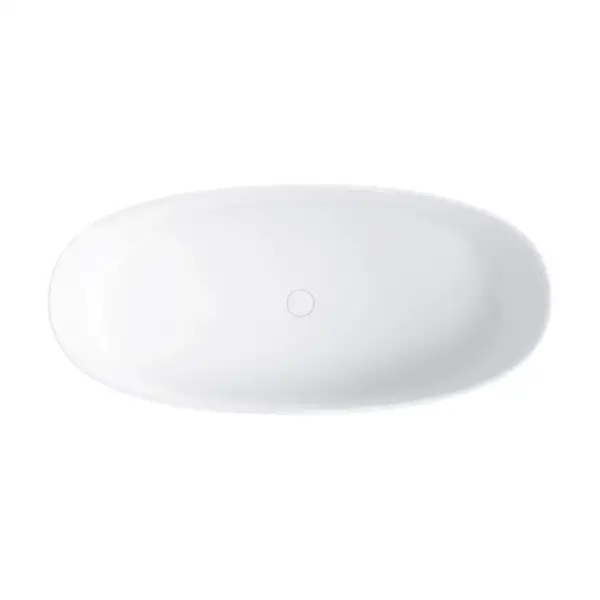 ванна кам'яна Omnires Neo 158x72 овальна white (NEO158WWBP)