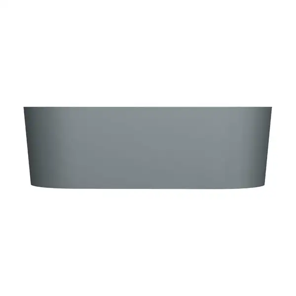 ванна кам'яна Omnires Ovo 160x75 овальна ash gray (OVOWWAG)