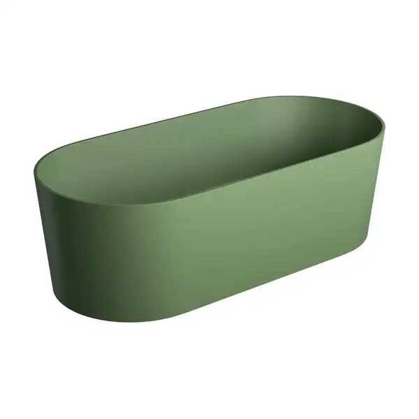 ванна кам'яна Omnires Ovo 160x75 овальна olive (OVOWWOL)