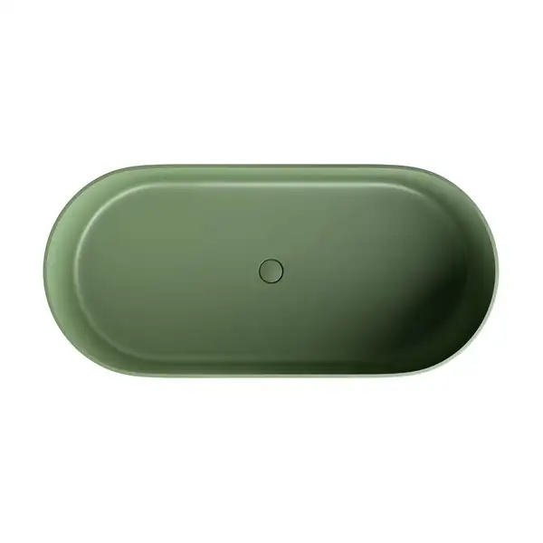 ванна кам'яна Omnires Ovo 160x75 овальна olive (OVOWWOL)