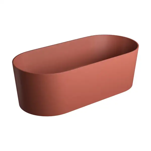 ванна кам'яна Omnires Ovo 160x75 овальна terracotta (OVOWWTE)