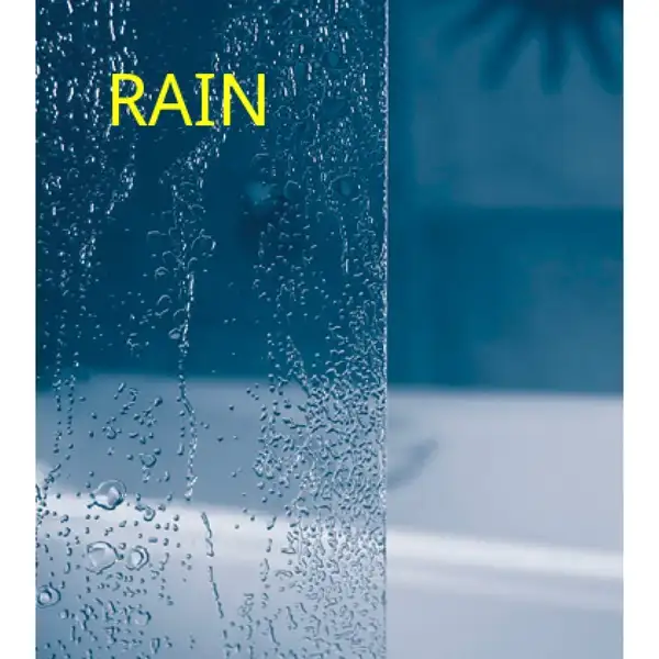 Шторка для ванни двохелементна VSK2 ROSA 160 R Rain, RAVAK (76L9010041)