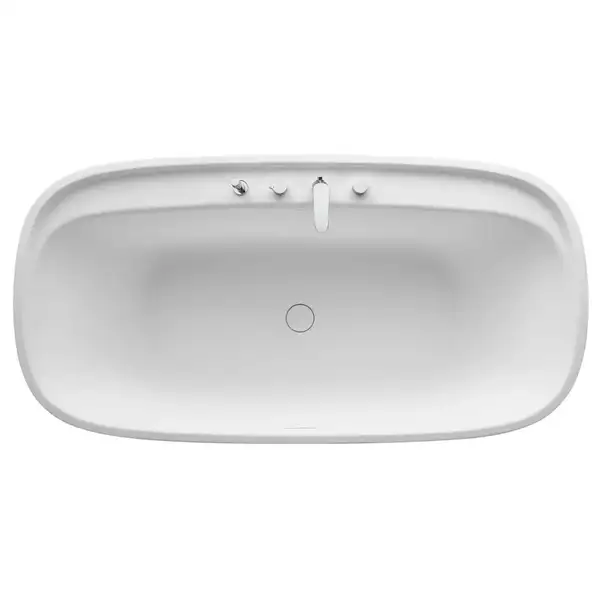 Ванна з штучного каменю Surfex Roca Beyond, 180х90, з сифоном (A248452000)
