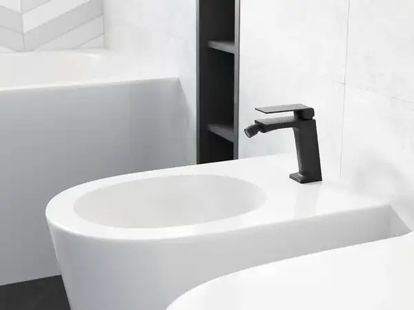 Corsan Trino Black Смеситель для биде, черный (CMB7131BL)