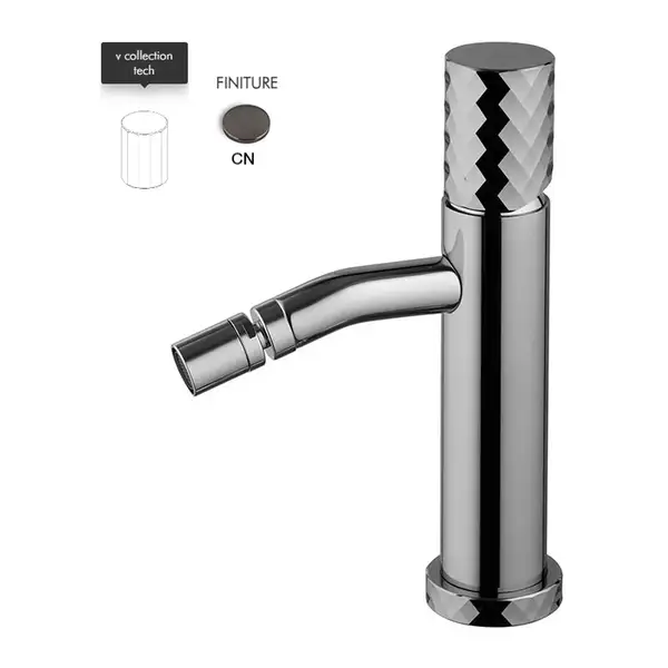 Fima Carlo Змішувач для біде Fima Spillo Tech V COLLECTION, нікель (F3032XSVCN).