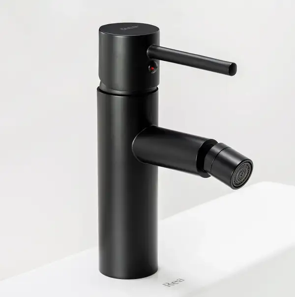 Rea TESS BLACK Змішувач для біде, чорний (REA-B5006)