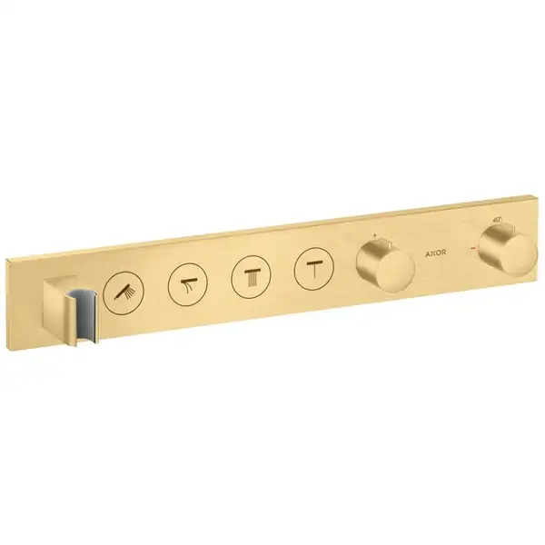 Термостат для душу Axor Showersolutions Select 600/90 на 4 функції, золото (18357990)