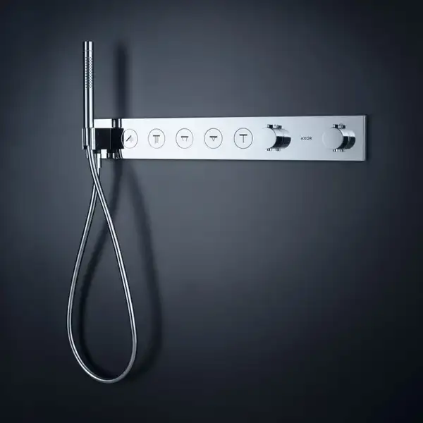Термостат для душу Axor Showersolutions Select 600/90 на 4 функції, золото (18357990)