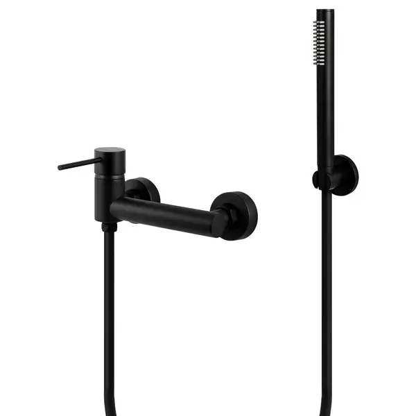 Corsan Lugo Black Смеситель для ванны/душа, черный (CMZ064BL)