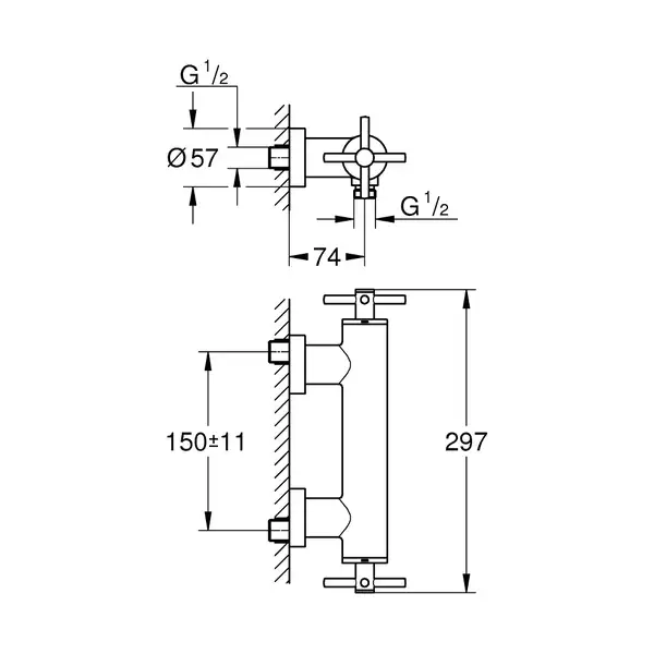 Змішувач для душа Grohe Atrio (26003AL3)