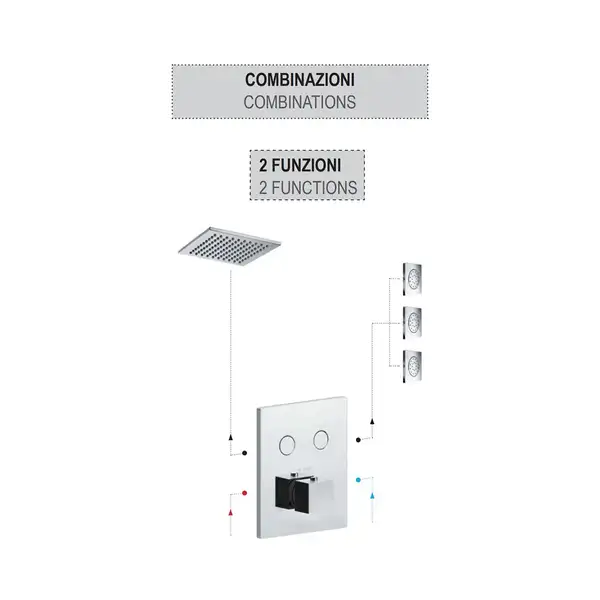 Paffoni Compact Box Змішувач для душу, хром (CPM518CR)