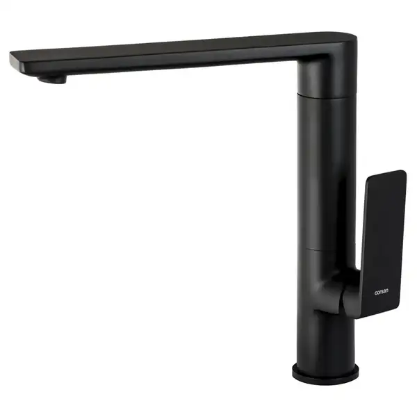 Смеситель для кухни Corsan TRINO BLACK MATT черный з подвижным носиком (CMB7121BL) Смеситель для кухни Corsan TRINO BLACK MATT черный з подвижным носиком (CMB7121BL)