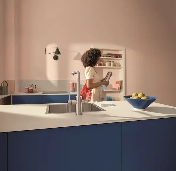 Змішувач для кухні Grohe Blue Pure Minta (колір - сталь) 30601DC0 Змішувач для кухні Grohe Blue Pure Minta (колір - сталь) 30601DC0