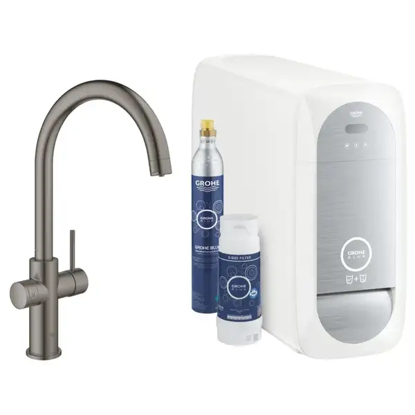 Стартовий комплект Grohe Blue Home С-вилив, графіт матовий (31455AL1)