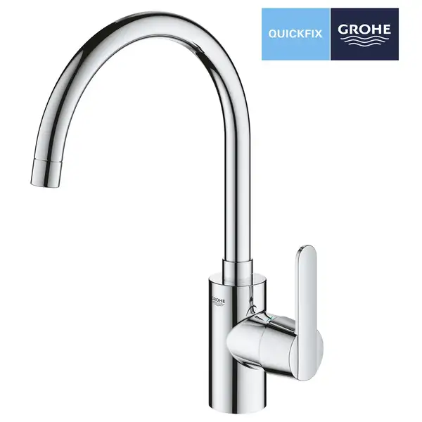 Змішувач одноважільний для кухонної мийки Grohe Get 31494001 Змішувач одноважільний для кухонної мийки Grohe Get 31494001