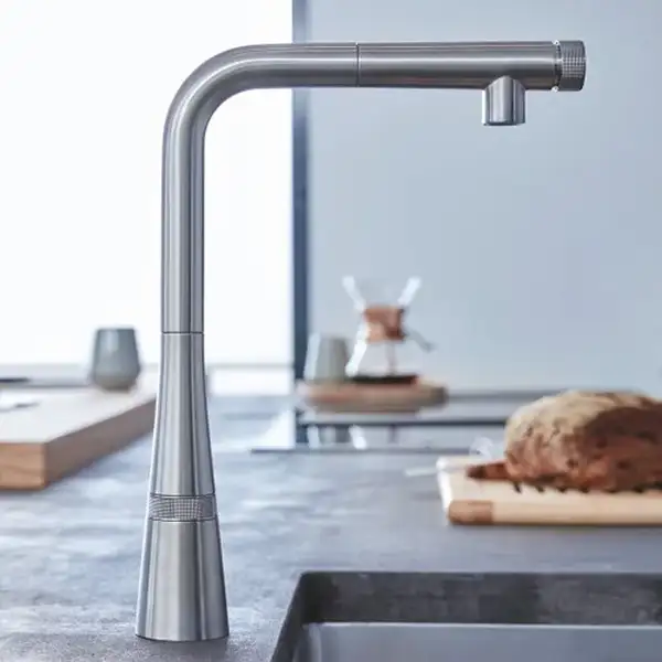 Змішувач для кухні з висувним виливом Grohe Zedra SmartControl (31593DC2) Змішувач для кухні з висувним виливом Grohe Zedra SmartControl (31593DC2)