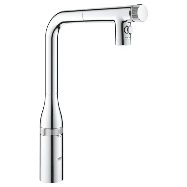 Змішувач для кухні Grohe Essence Smartcontrol з висувною лійкою, chrome (31892000)
