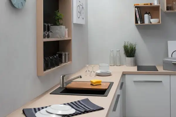 Кухонный смеситель 100, 1jet Hansgrohe Focus M42 (цвет - сталь) 71808800