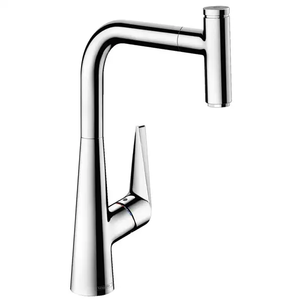 Смеситель для кухни 300 Hansgrohe Talis Select M51, с вытяжным изливом, 1jet, sBox (цвет - хром) 73853000