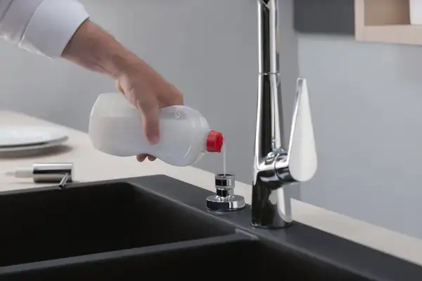 Смеситель для кухни 300 Hansgrohe Talis Select M51, с вытяжным изливом, 1jet, sBox (цвет - хром) 73853000