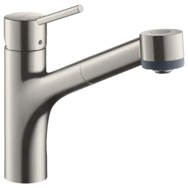 Смеситель для кухни 170, с вытяжным душем, 2jet Hansgrohe Talis M52 (цвет - сталь) 73860800