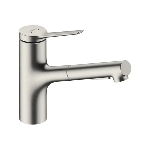 Кухонный смеситель 2 вида струи, sBox Hansgrohe Zesis M33 (цвет - нержавеющая сталь) 74821800