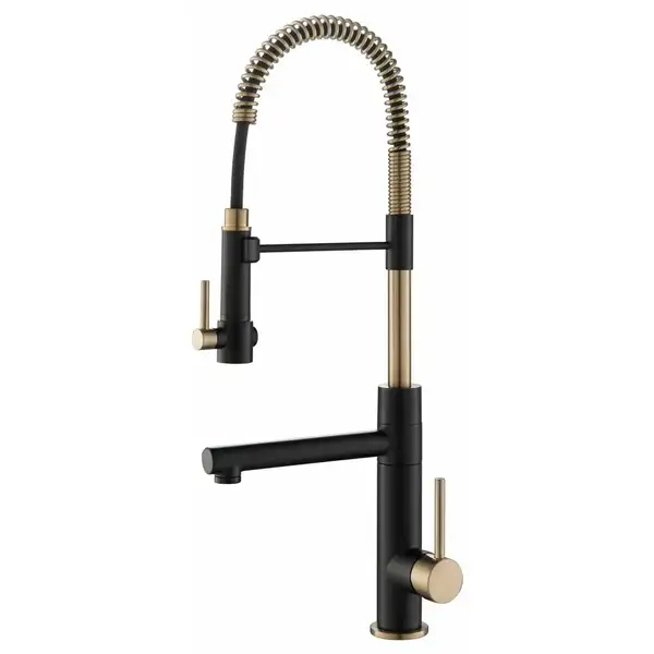 Kraus Artec Pro Змішувач кухонний, матове золото (KPF-1603SBBG) Kraus Artec Pro Змішувач кухонний, матове золото (KPF-1603SBBG)