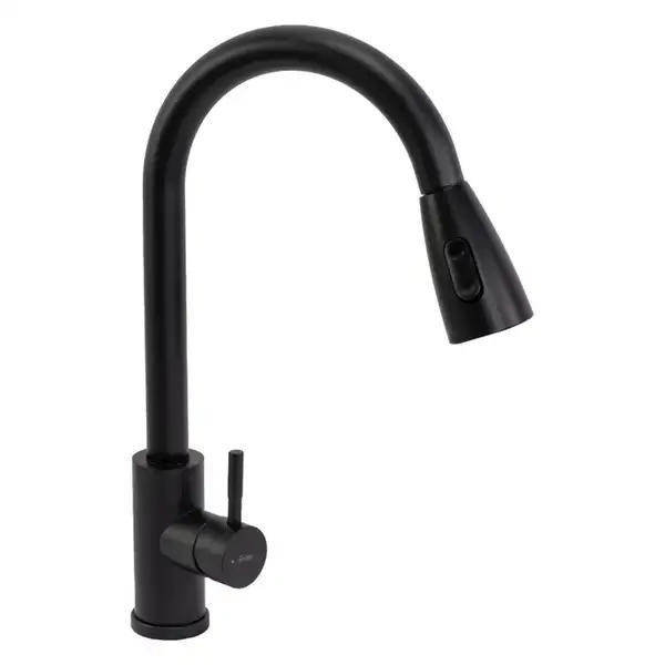 Смеситель для кухни REA CROSS BLACK черный (REA-B5309)
