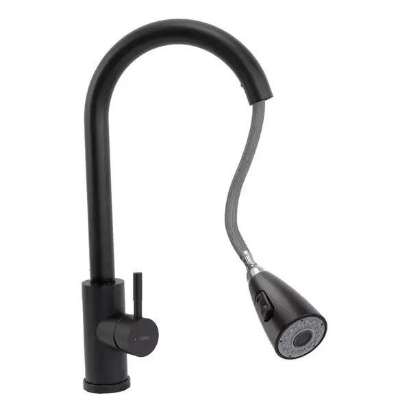 Смеситель для кухни REA CROSS BLACK черный (REA-B5309)