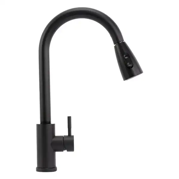 Смеситель для кухни REA CROSS BLACK черный (REA-B5309)